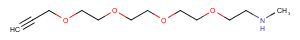 1807530-11-5 Propargyl-PEG4-methylamine Chemical Structure