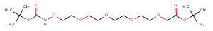 2062663-63-0 Boc-Aminooxy-PEG4-CH2-Boc Chemical Structure