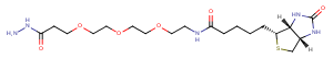 1381861-94-4 Biotin-PEG3-propionic hydrazide Chemical Structure