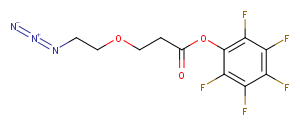 Azido-PEG1-PFP ester Chemical Structure