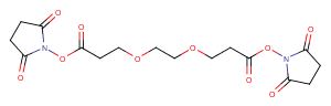 65869-63-8 Bis-PEG2-NHS ester Chemical Structure