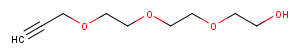 Propargyl-PEG3-alcohol Chemical Structure