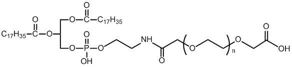 DSPE-PEG-COOH 羧酸聚乙二醇-二硬脂酰基磷脂酰乙醇胺