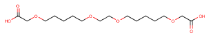 Bis-PEG1-C-PEG1-CH2COOH Chemical Structure