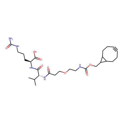BCN-PEG1-Val-Cit-OH Chemical Structure