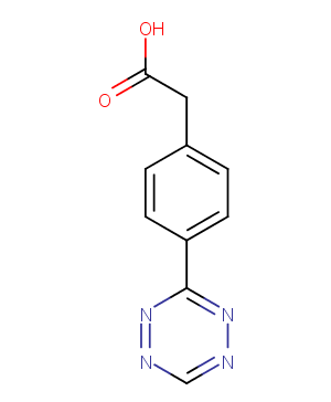 1380500-92-4 Tetrazine-Ph-acid Chemical Structure