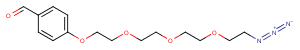Benzaldehyde-PEG4-azide Chemical Structure