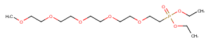 m-PEG5-phosphonic acid ethyl ester Chemical Structure