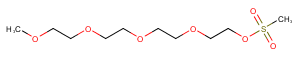 130955-37-2 m-PEG4-Ms Chemical Structure