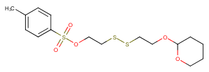 1807512-37-3 THP-SS-PEG1-Tos Chemical Structure