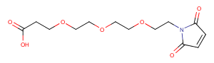518044-40-1 Maleimido-tri(ethylene glycol)-propionic acid Chemical Structure