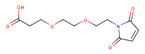 1374666-32-6 Mal-PEG2-acid Chemical Structure