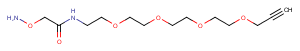 Aminooxy-amido-PEG4-propargyl Chemical Structure