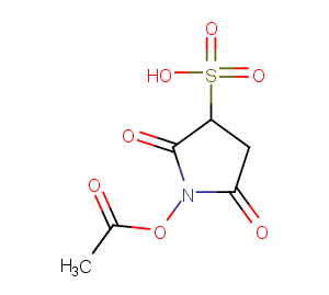 Sulfo-NHS-Acetate Chemical Structure