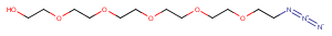 86770-69-6 Azido-PEG6-alcohol Chemical Structure