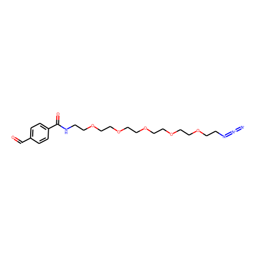 N3-PEG5-aldehyde Chemical Structure