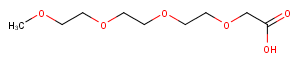 16024-60-5 m-PEG3-CH2COOH Chemical Structure