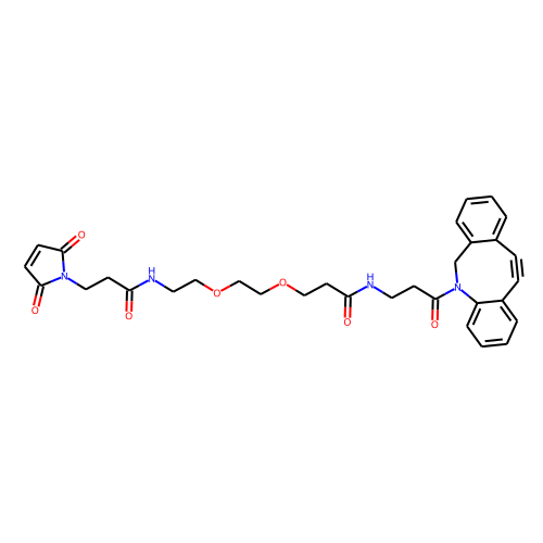 DBCO-NHCO-PEG2-maleimide Chemical Structure