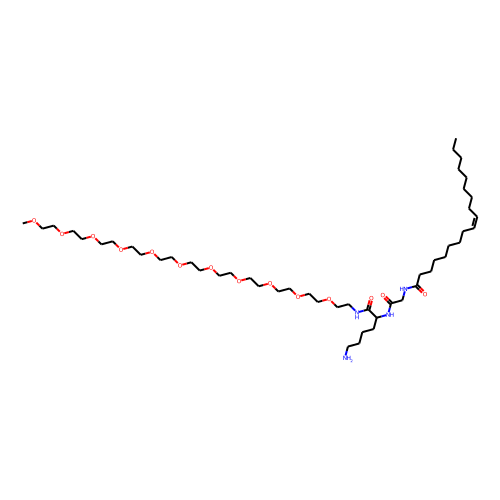 Oleoyl-Gly-Lys-N-(m-PEG11) Chemical Structure