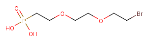Bromo-PEG2-phosphonic acid Chemical Structure