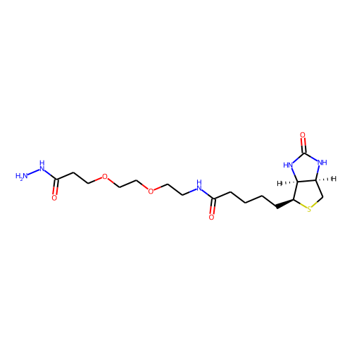 (+)-Biotin-PEG2-hydrazide Chemical Structure