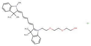 2107273-22-1 N-Methyl-N'-(hydroxy-PEG2)-Cy5 Chemical Structure