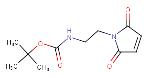 Mal-NH-Boc Chemical Structure