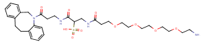 2055198-05-3 Sulfo DBCO-PEG4-amine Chemical Structure