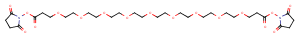 1008402-79-6 Bis-PEG9-NHS ester Chemical Structure