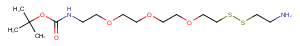2144777-87-5 Amino-ethyl-SS-PEG3-NHBoc Chemical Structure