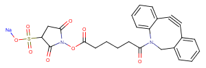 1400191-52-7 DBCO-Sulfo-NHS ester sodium Chemical Structure