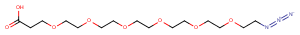361189-66-4 Azido-PEG6-acid Chemical Structure