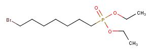 100462-73-5 Diethyl 7-bromoheptylphosphonate Chemical Structure