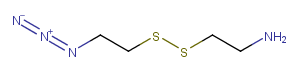 Azidoethyl-SS-ethylamine Chemical Structure