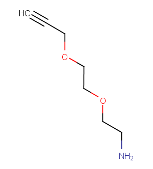 944561-44-8 Propargyl-PEG2-amine Chemical Structure