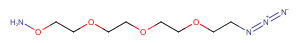 1306615-51-9 Aminooxy-PEG3-azide Chemical Structure