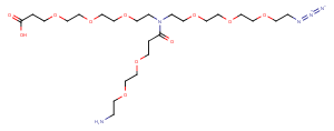2183440-70-0 N-(Azido-PEG3)-N-(PEG2-amine)-PEG3-acid Chemical Structure