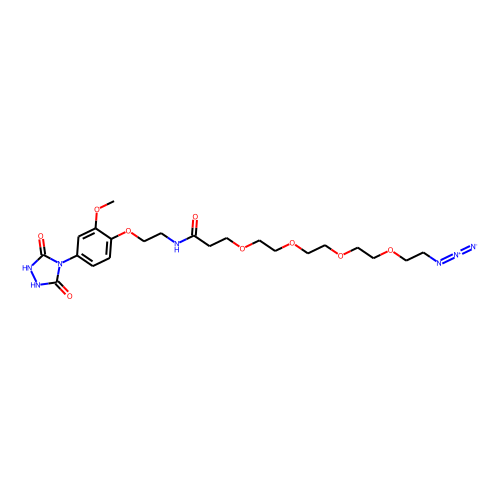 PTAD-PEG4-N3 Chemical Structure