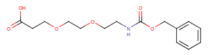 Cbz-NH-PEG2-C2-acid Chemical Structure