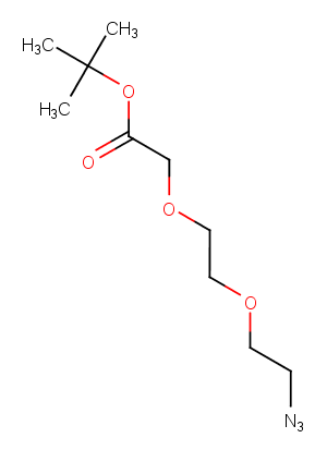 251564-45-1 Azido-PEG2-C1-Boc Chemical Structure