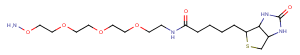 Biotin-PEG3-oxyamine Chemical Structure