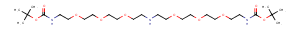 NH-bis(PEG3-C2-NH-Boc) Chemical Structure