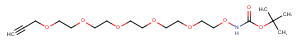 Boc-aminooxy-PEG5-propargyl Chemical Structure