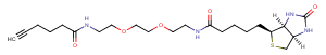 1011268-28-2 Biotin-PEG2-C4-alkyne Chemical Structure