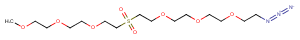 m-PEG3-Sulfone-PEG3-azide Chemical Structure