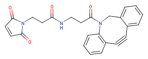 DBCO-Maleimide Chemical Structure