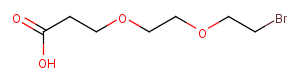 Bromo-PEG2-C2-acid Chemical Structure