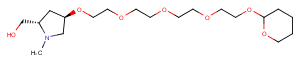 2378261-81-3 THP-PEG4-Pyrrolidine(N-Me)-CH2OH Chemical Structure