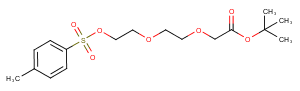 Tos-PEG2-CH2-Boc Chemical Structure