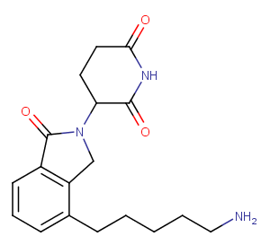 2093388-45-3 Lenalidomide-C5-NH2 Chemical Structure
